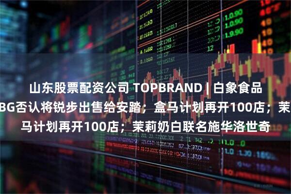 山东股票配资公司 TOPBRAND | 白象食品成立电子商务公司；ABG否认将锐步出售给安踏；盒马计划再开100店；茉莉奶白联名施华洛世奇